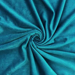 Samt glatt dunkel türkis (Mosaic Blue)
