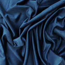 Samt glatt dunkelblau (Navy)  