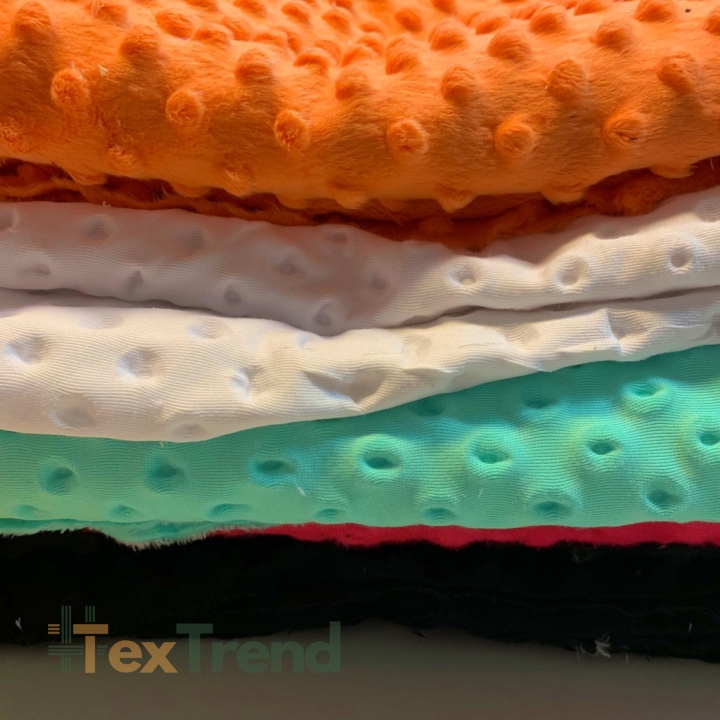 Minky MIX Stoffreste, Endstücke - 2kg