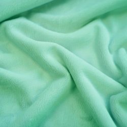 Minky Stoff / Minky Fleece – glatt – mint (Beach Glass)