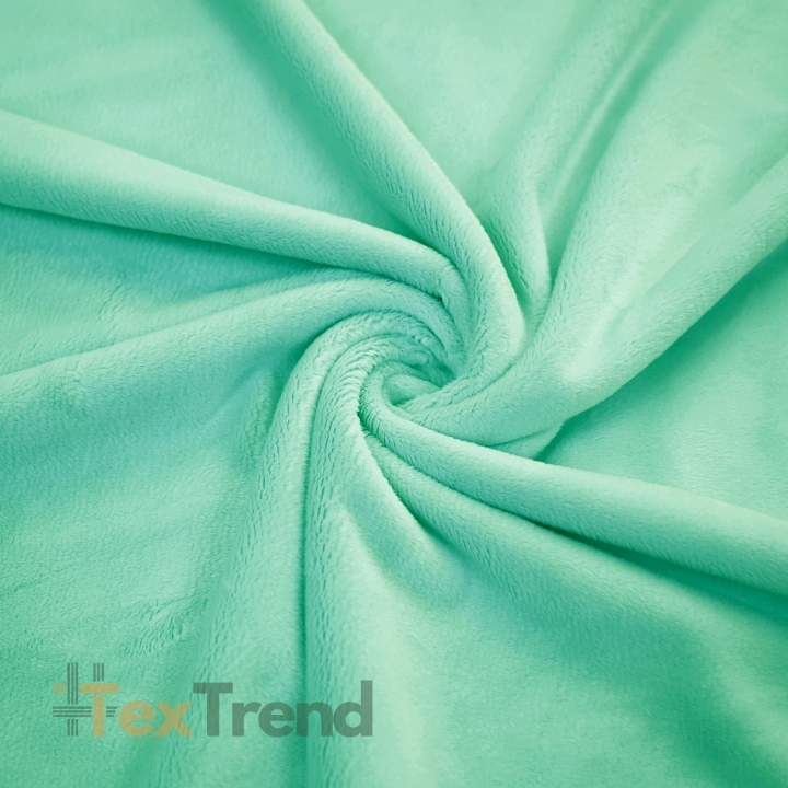 Minky Stoff / Minky Fleece – glatt – mint (Beach Glass)