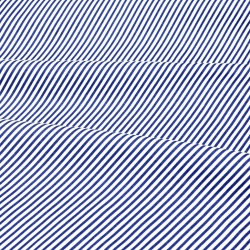 100% Baumwolle Streifen in marineblau und weiß