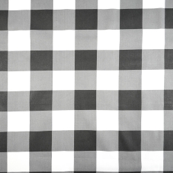 100% Baumwolle große Buffalo Karos schwarz-weiß