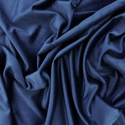 Samt glatt Indigo Blau