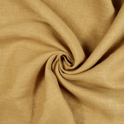 100% Stone Washed Leinen Bekleidungsstoff Rohrzucker (353) - 190 g/m²