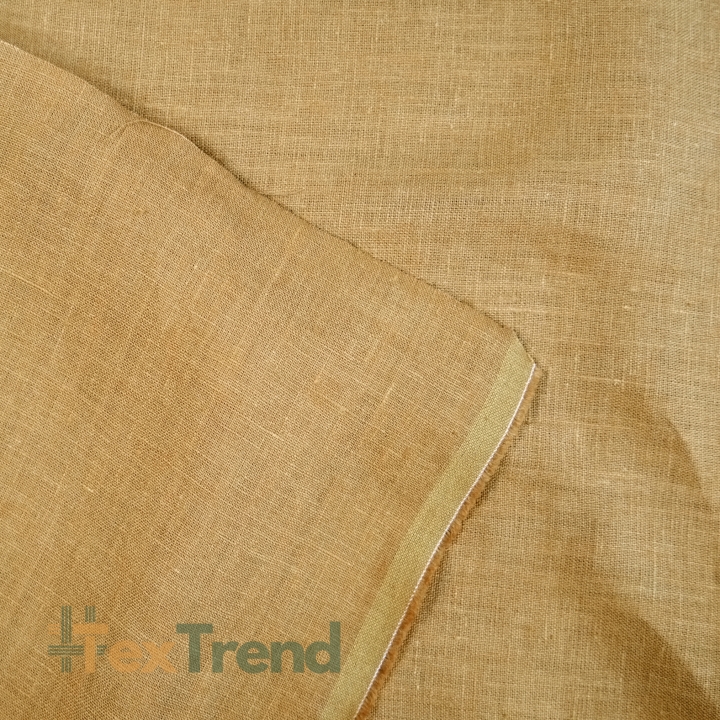 100% Stone Washed Leinen Bekleidungsstoff Rohrzucker (353) - 190 g/m²