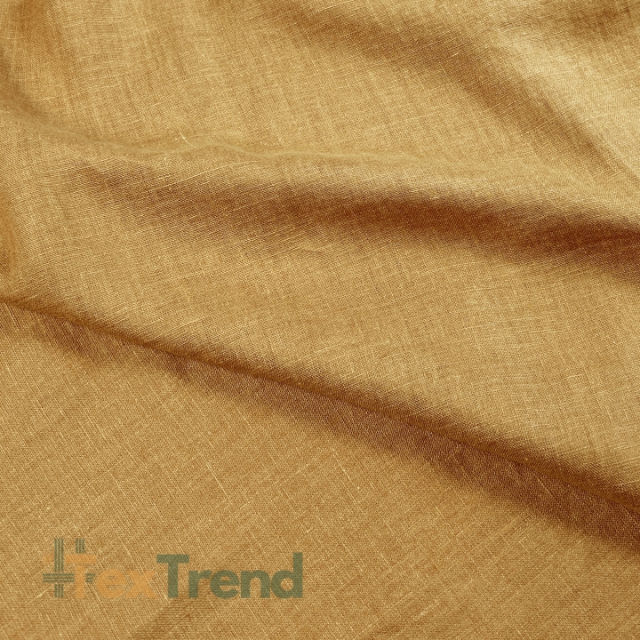 100% Stone Washed Leinen Bekleidungsstoff Rohrzucker (353) - 190 g/m²