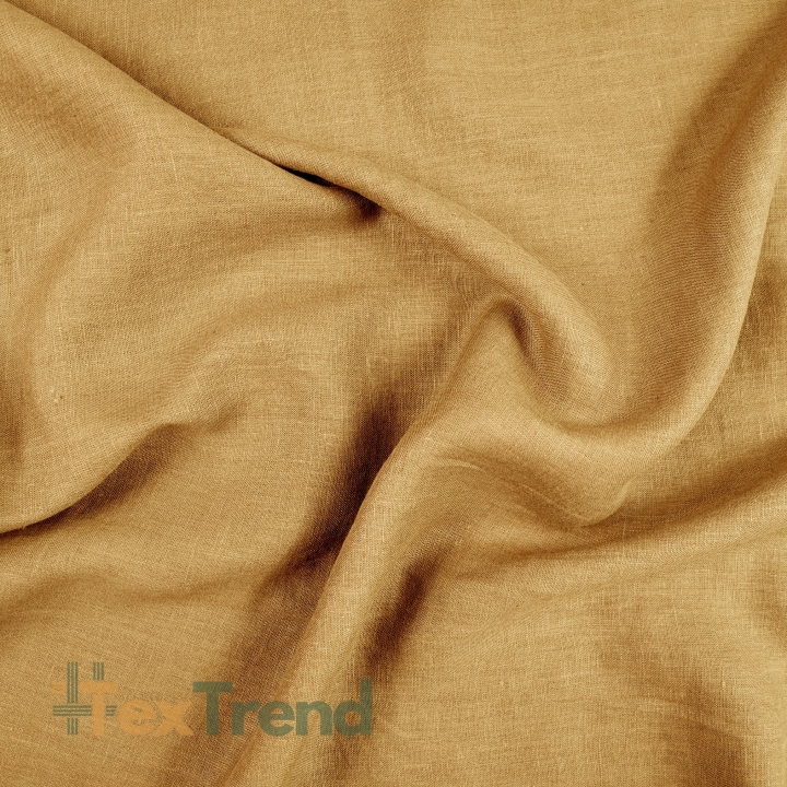 100% Stone Washed Leinen Bekleidungsstoff Rohrzucker (353) - 190 g/m²