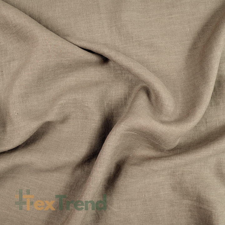 100% Stone Washed Leinen Bekleidungsstoff Erdfarben (598) - 190 g/m²