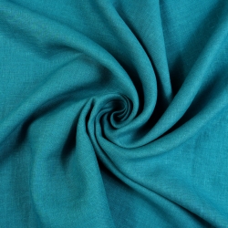 100% Stone Washed Leinen Bekleidungsstoff Meer (1507) - 190 g/m²