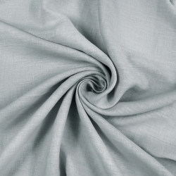 100% Stone Washed Leinen Bekleidungsstoff Grau (106) - 190 g/m²