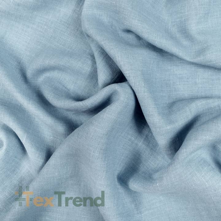 100% Stone Washed Leinen Bekleidungsstoff Grau Taube (199) - 190 g/m²
