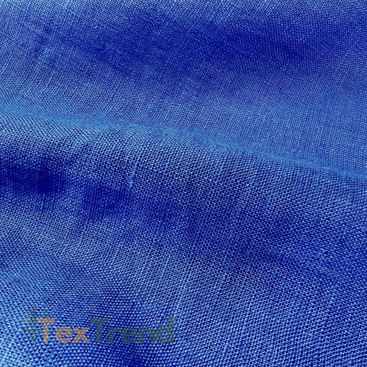 100% Stone Washed Leinen Bekleidungsstoff Saphir (1318) - 190 g/m²