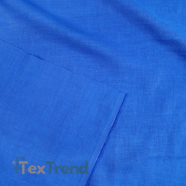 100% Stone Washed Leinen Bekleidungsstoff Saphir (1318) - 190 g/m²