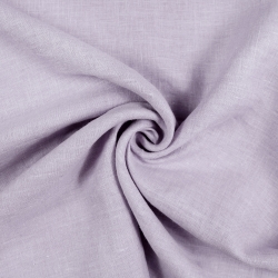 100% Stone Washed Leinen Bekleidungsstoff Lavendel (723) - 190 g/m²