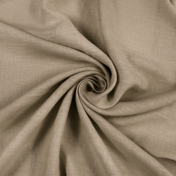 100% Stone Washed Leinen Bekleidungsstoff Erdfarben (598) - 190 g/m²