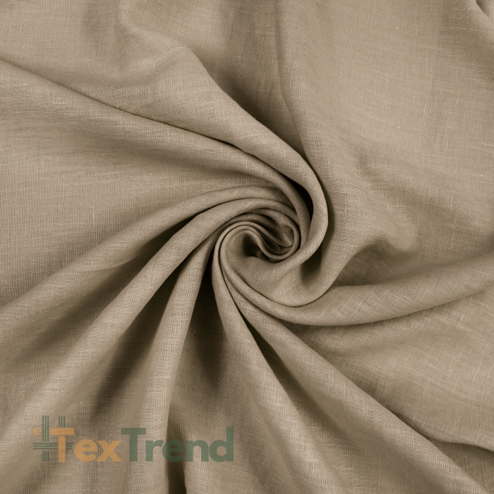 100% Stone Washed Leinen Bekleidungsstoff Erdfarben (598) - 190 g/m²