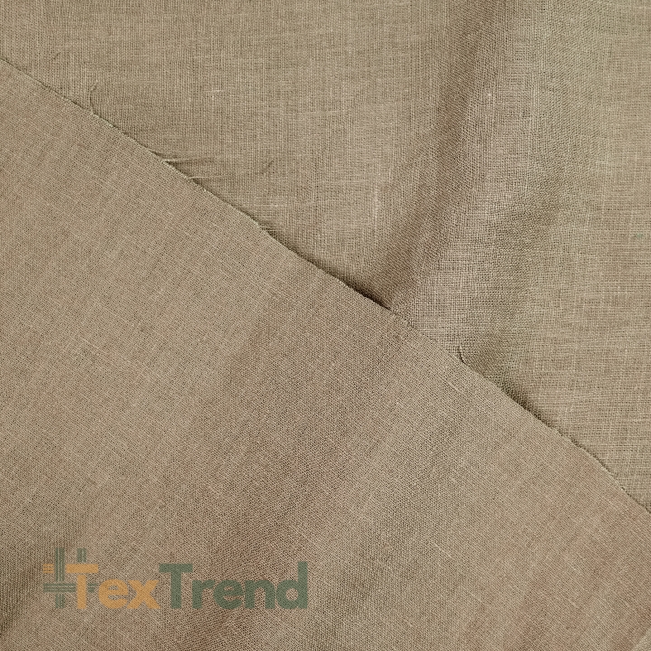 100% Stone Washed Leinen Bekleidungsstoff Erdfarben (598) - 190 g/m²