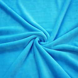 Minky glatt Premium blau (Azure)