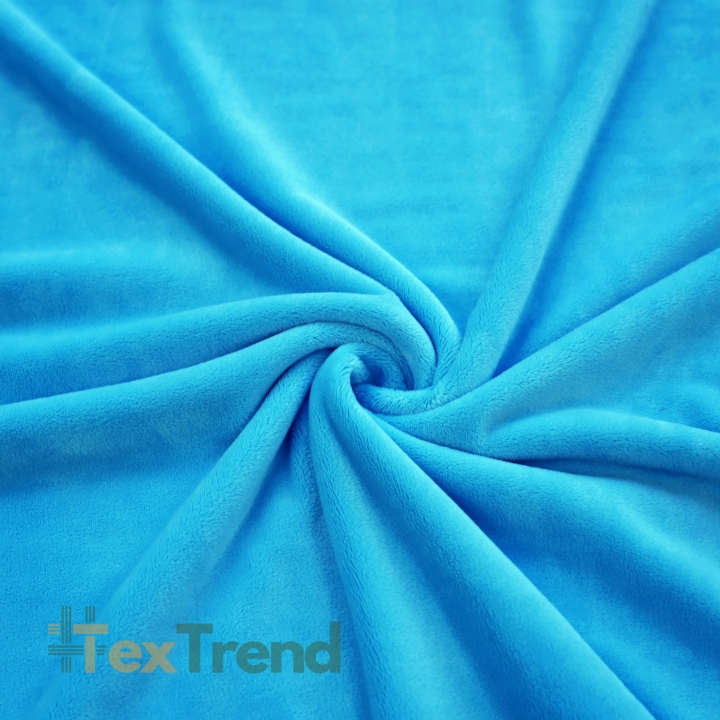 Minky glatt Premium blau (Azure)