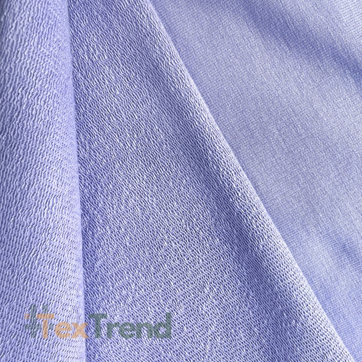 Baumwoll French Terry Stoff - lavendel 280g
