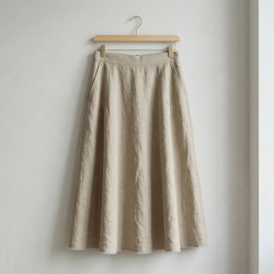 100% Stone Washed Leinen Bekleidungsstoff Erdfarben (598) - 190 g/m²