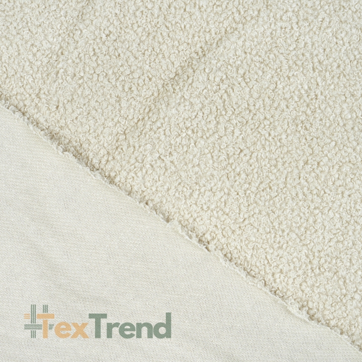 Bouclé-Stoff - beige (Bleached Sand)