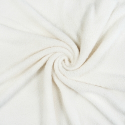 Bouclé-Stoff - ecru (Cloud Dancer)