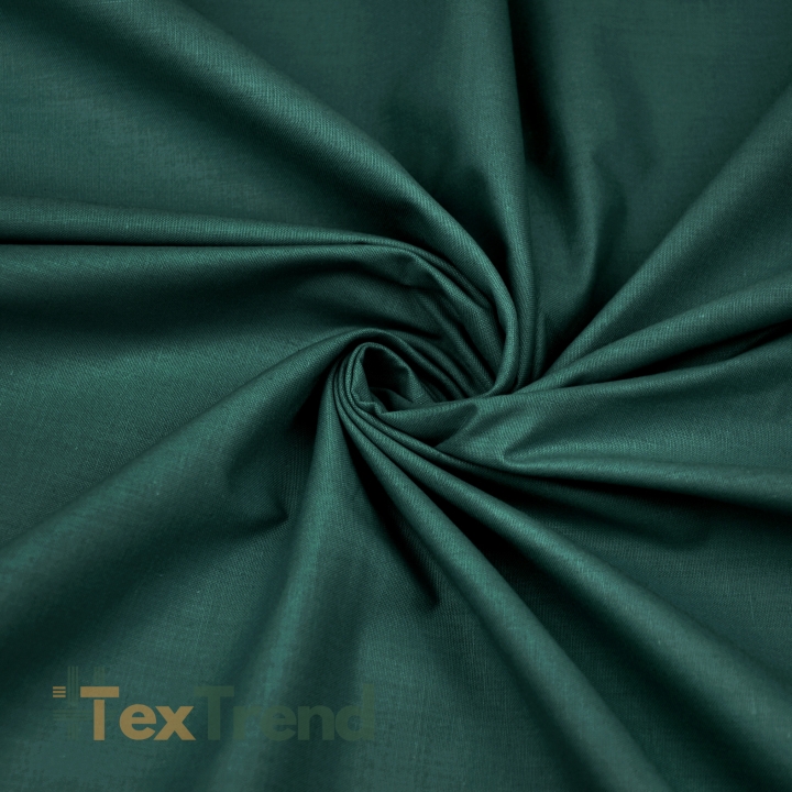 100% Baumwolle einfarbig dunkelgrün (Dark Green) - 220cm (DT)