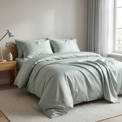 Premium Baumwollsatin - Grau (Gray)